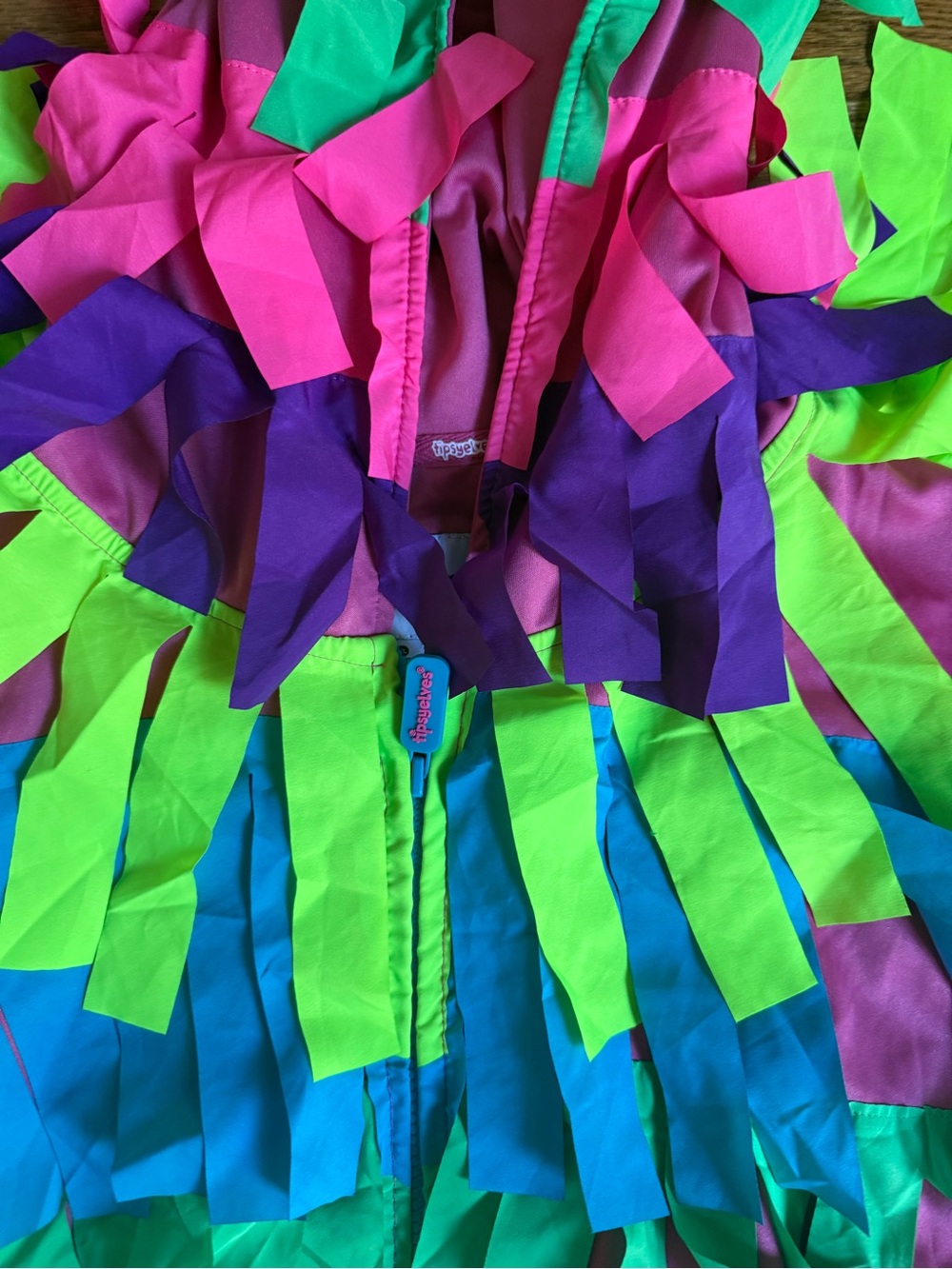 NWOT Neon Fridge Piñata Jumpsuit by Tipsy Elves sz: XL - Picture 4 of 6